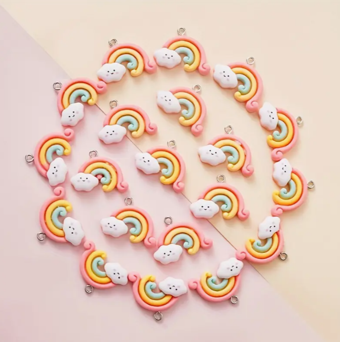 Nuage arc en ciel lot de 3