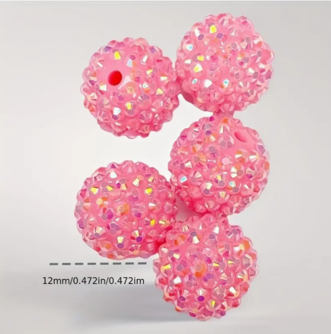 Perles strass 12 mm