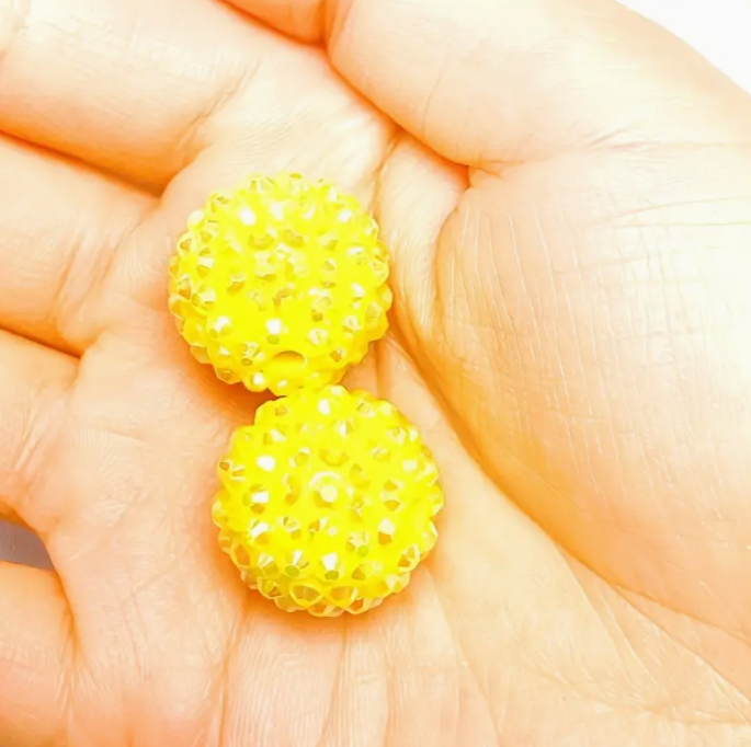 Perles strass 12 mm
