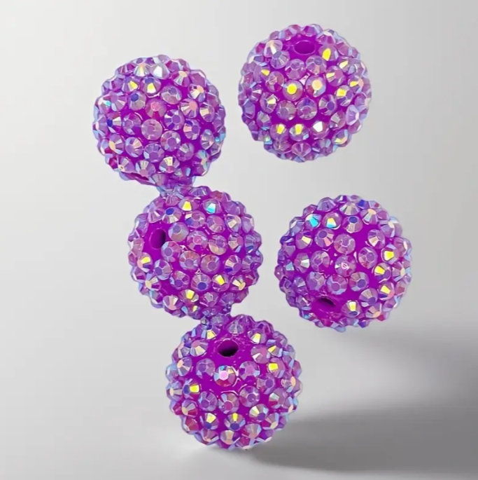 Perles strass 12 mm