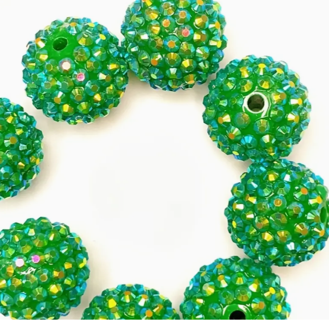 Perles strass 12 mm