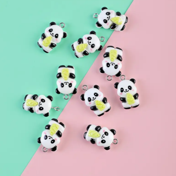 Panda bambou lot de 3