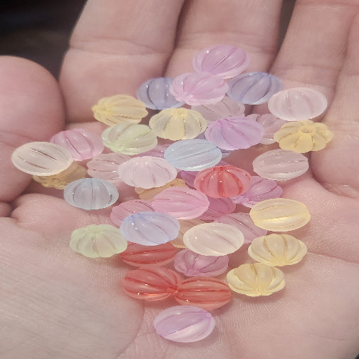 Perles striés en couleur n°12