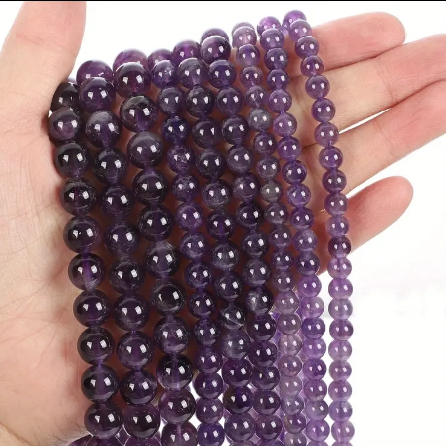Pierre Amethyste 8 mm