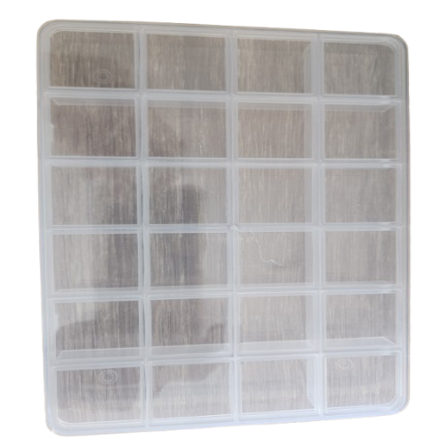 Boite transparente 24 compartiments