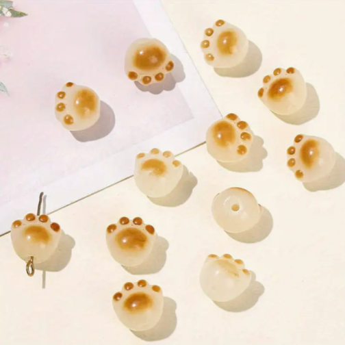 Perles de bodhi pate de chat lot de 5