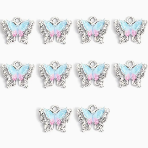 papillon strass lot de 3