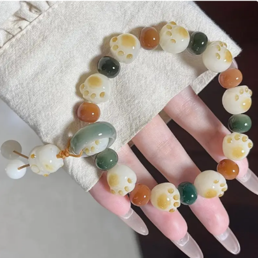 bracelet perle de bodhi pate de chat