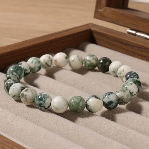 bracelet d'agate mousse