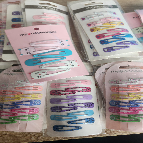 paquet de petites barrettes lot de 2